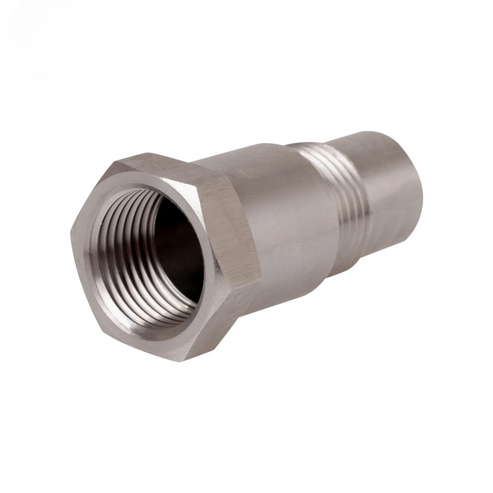 Automotive sensor filter for Oxygen sensor connector Silver adapter extension screw in stock car parts
