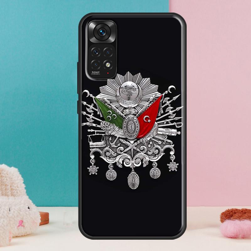 Ottoman Empire Coat Of Arms Case For Xiaomi Redmi Note 12 11 10 9 8 Pro 9S 10S 11S 12S Redmi 12C 9A 9C 10A 10C Coque