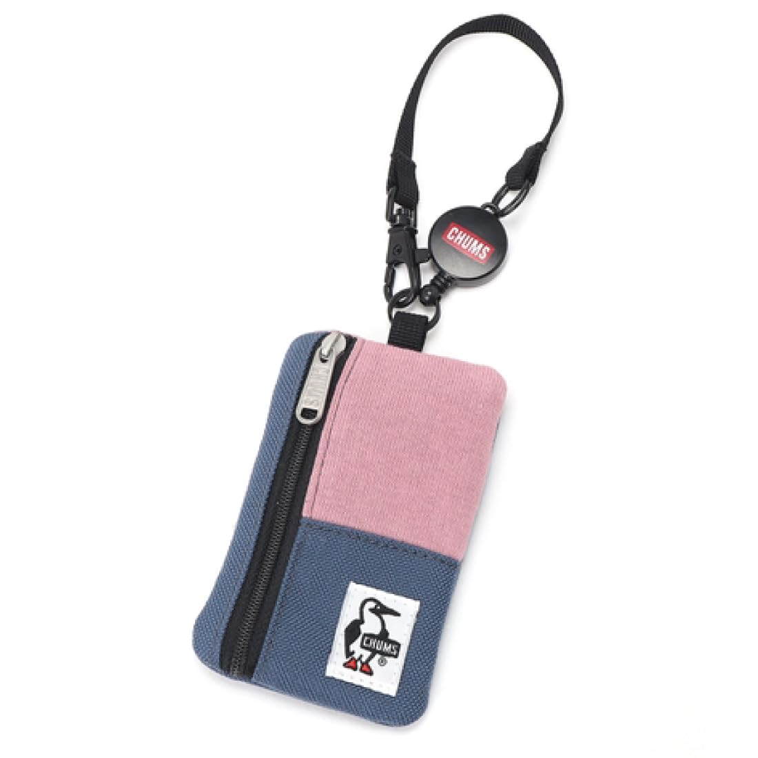 

CHUMS Commuter Pass Sweat Нейлон Картхолдер Пылезащитный Чехол, Чехол, CH60-3619 (R137 Розовый/Индиго)