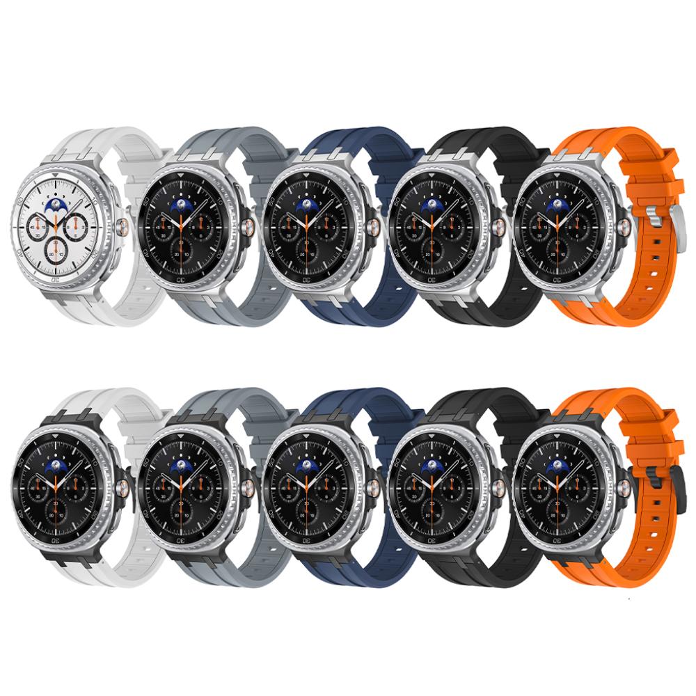 Silicone Band for Samsung Galaxy Watch 8 Classic Strap 46mm Soft Sport Bracelet for Samsung Galaxy Watch 8 44mm 40mm Accessories