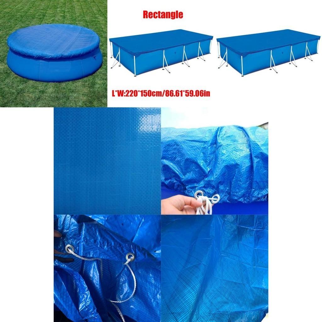 Durable Pe Material Foot Solar Pool Cover For Ground Rectangle And Round Pools