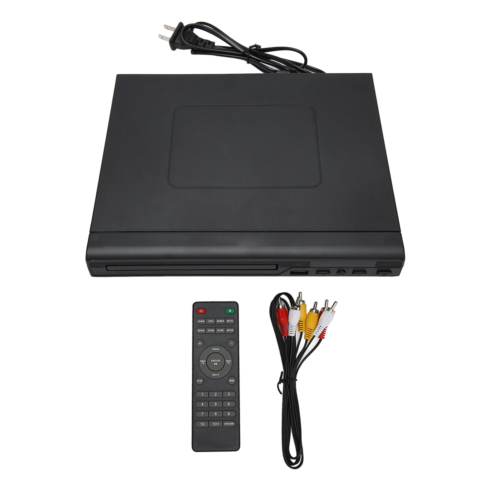 

Міні DVD 720P HD Компактний DVD-плеєр для Маленький плеєр для Домашнього використання з Пультом дистанційного керування AV-вихід USB Кабель RCA в комплекті Плеєр, ТБ, CD/DVD Керування, Підтримка,