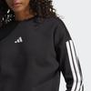 Adidas Essential 3 Stripe Fleece Sweatshirt Je1298