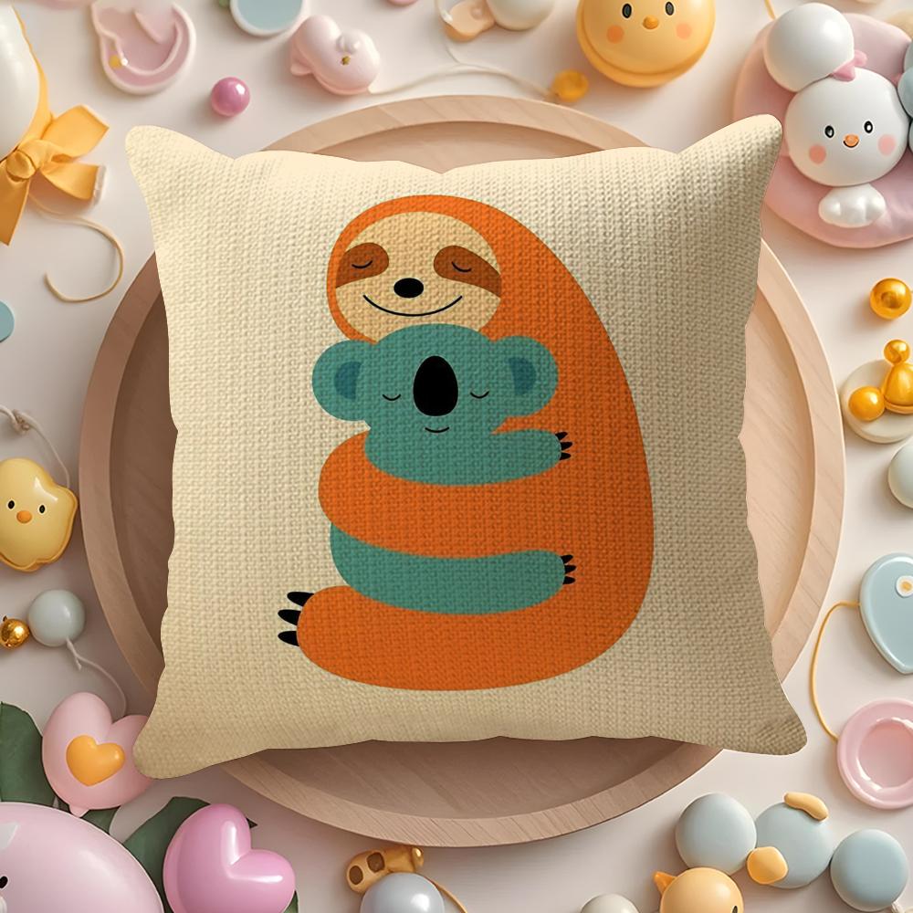 Nordic Modern Anime Pillow Case Pattern Printed Pillowcase for Living Room Sofa Cushion Cover & Bedroom Decor