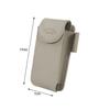 Car Sunglass Holder Car Sun Visor Glasses Case Organizer PU Leather Eyeglasses Storage Box Auto Interior Accessories