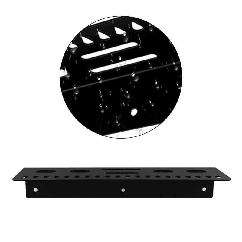 2-Pack Fishing Tackle Storage Racks with Open Vertical Design and Multiple Openings for Organized Access On Boats and Tabletops During Preparation