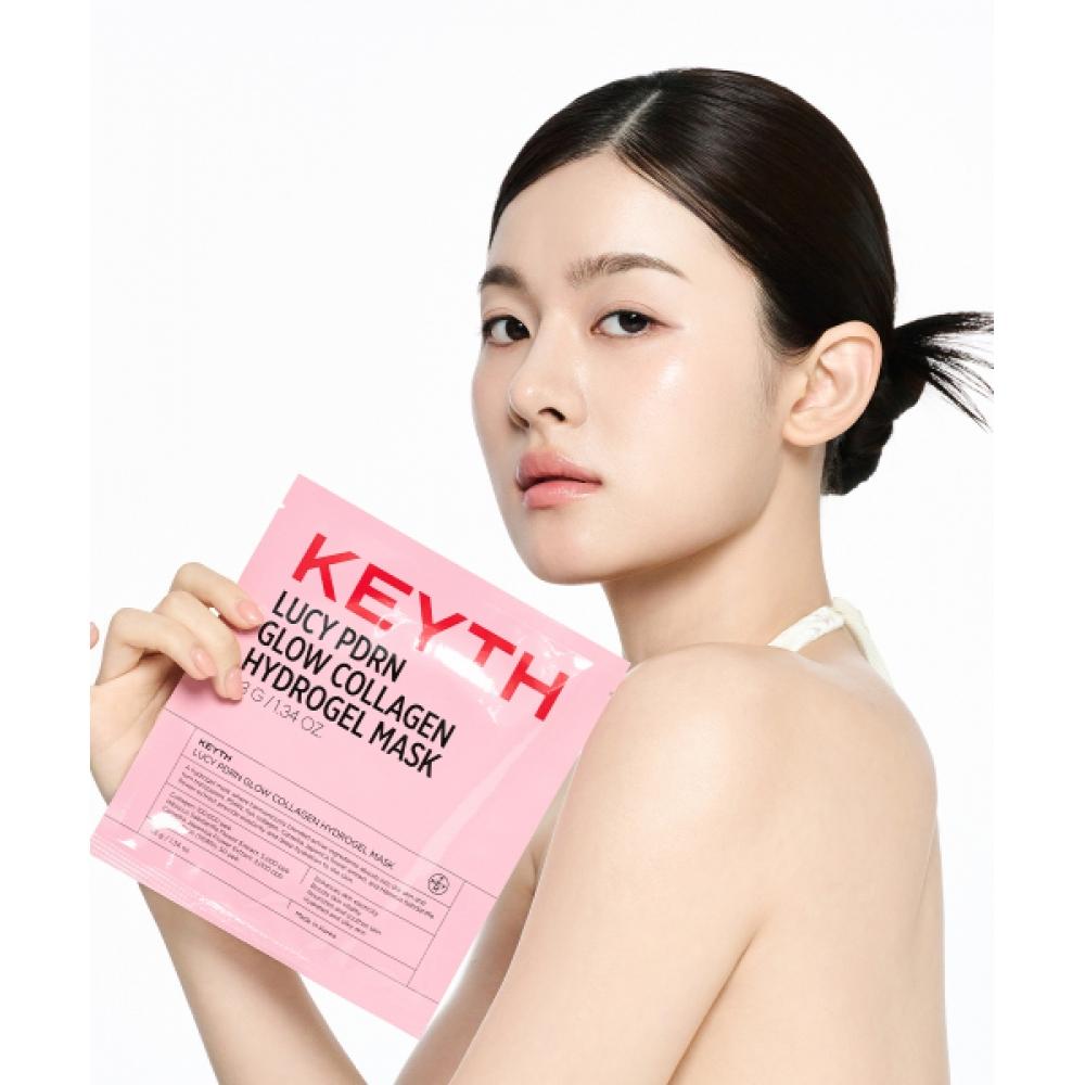 Keyth Lucy PDRN Glow Гидрогелевая маска с коллагеном 38г 4 листа NONE