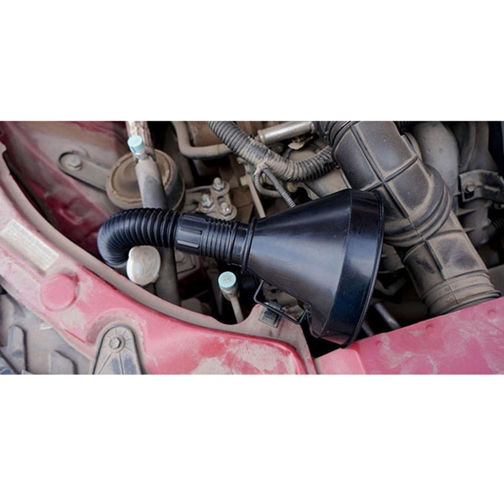 Oiler Filter Funnel Car Repair Tool Universal Car Truck Motorcycle Filled Car Styling With Spout Pipe Pour Diesel Gasoline