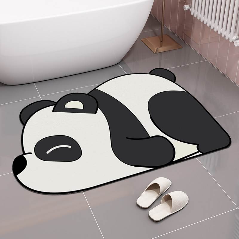 Bathroom diatom mud floor mat absorbent cushion toilet toilet floor mat non-slip toilet quick drying small carpet household