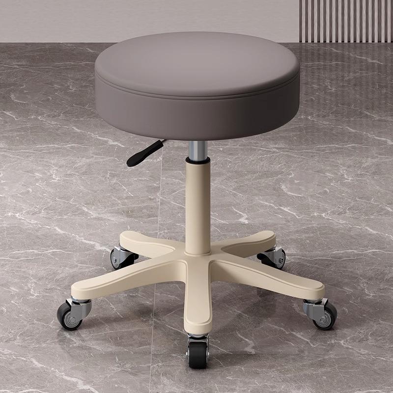 Beauty Salon Swivel Stool: Hairdresser, Nail Technician, Makeup Artist, Barber Wheeled Chair