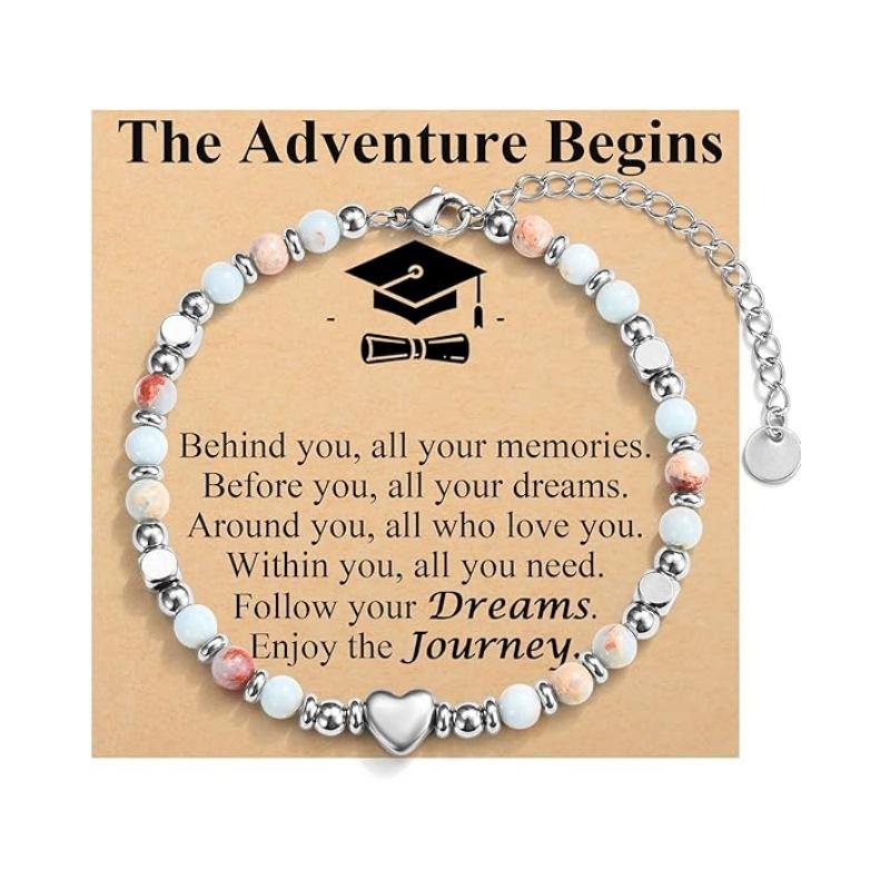 JYL TS Bracelet Adjustable Lobster Clasp Heart Pendant Enhances Relationship Luck