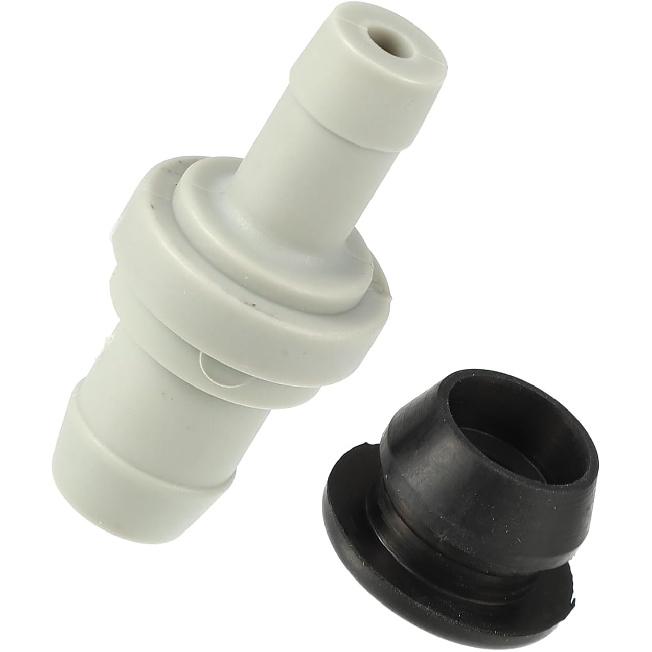 PCV Valve Grommet Kit Exhaust Positive Crankcase Ventilation Valve Fittings for Toyota Corolla 1993-1997 No.1220415050/9048018001 Gray Auto