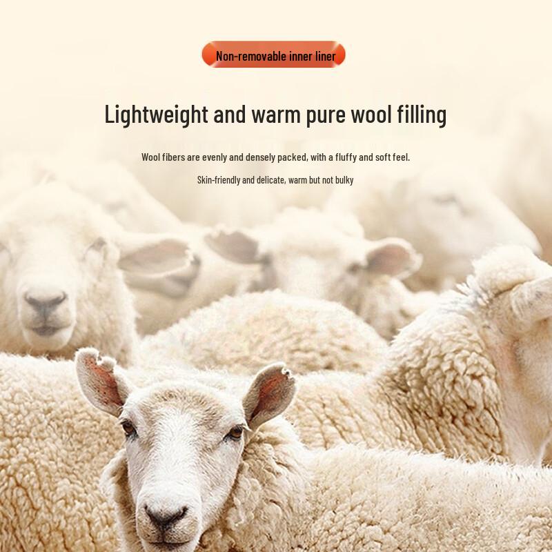 Antonio Men's Business Wool-Lined Padded Jacket