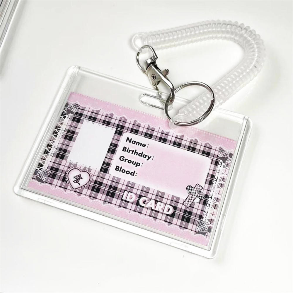 Simple Student Kids Lanyard Card Holder Slim Wallet Boys Pu Id Certificate Bus Door Credit Card Bag for Girls Zipper Coin Purses