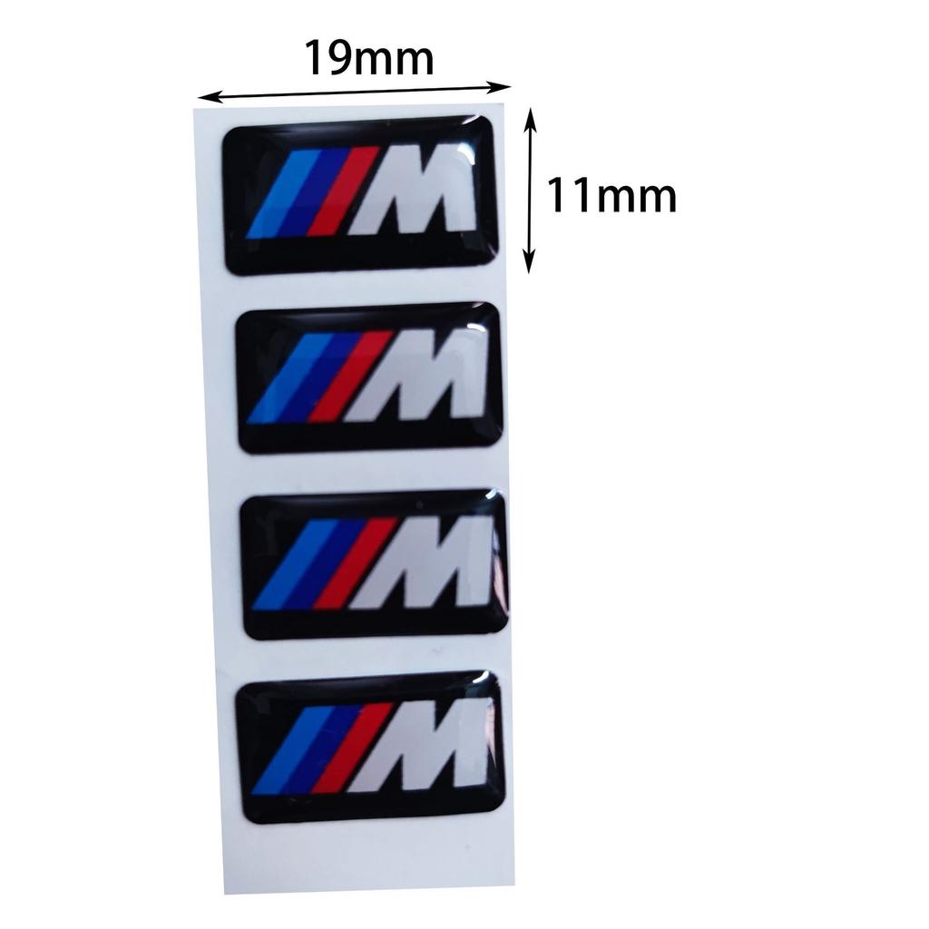 Fashion 3D Car Rear Trunk Badge Emblem Logo Sticker For BMW M M1 M2 M3 M4 M5 M6 X7M X2M X4M X3M X5M X6M Decoration Accessories FV7