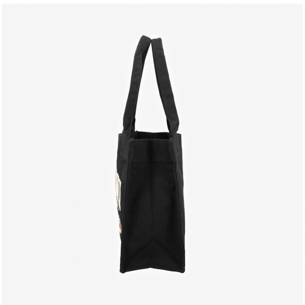 Ganni Large Banana Logo Easy Shopper Tote Bag A6897 099