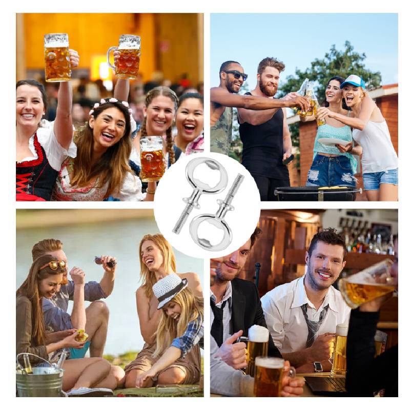 Zinc Alloy Diy Screw Bottle Opener With Creative Design For Beer Enthusiasts