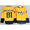 Mens Retro Ice Hockey Jersey Custom Embroidered 59 Nashville Predators Style Training Shirt Cotton Blend