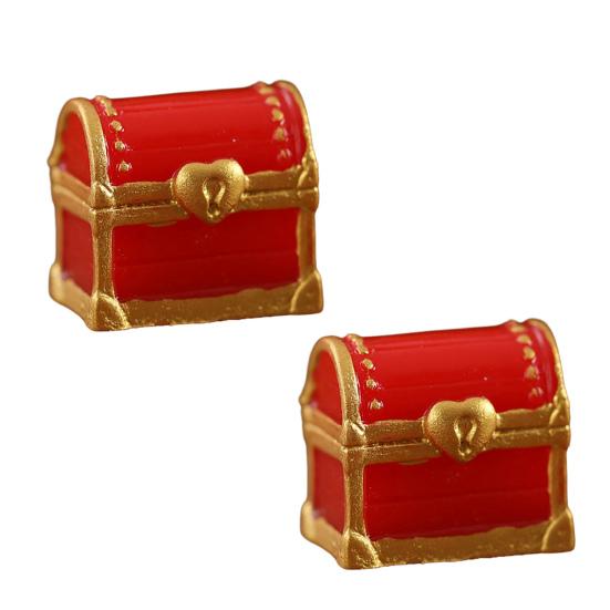 2 Stück Häschen-Spielzeug, Mikro-Landschaft, poliertes Harz, niedliches Kaninchen-Ornament für Schlafzimmer