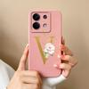 Phone Case For Redmi Note 13 Pro 4G 5G Elegant Letter Soft Liquid Silicone Full Coverage Protector For Redmi Note13 13Pro Fundas
