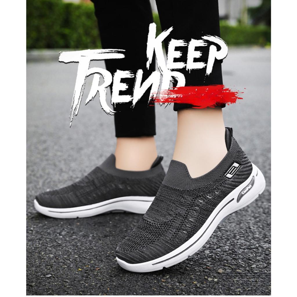 Men's Summer New Shoes, Casual Men's Flying Woven Running Shoes, Cloth Shoes, Breathable Couple Sports Shoes