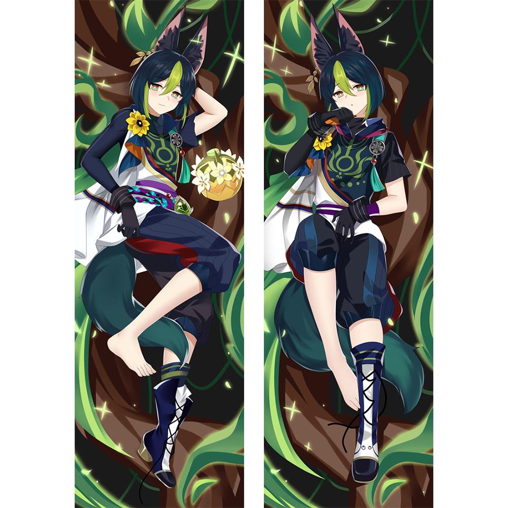 Dakimakura Anime Genshin Impact Tighnari Körperkissenbezug Niedlicher Otaku Schlafkissenbezug Charakterthema Cosplay Kissenbezug