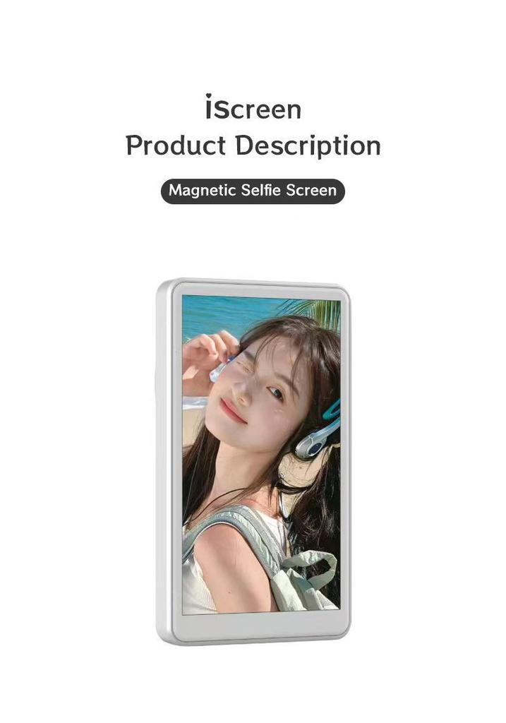 Espejo Retrovisor Magnético Inalámbrico para Fotografía y Transmisión en Vivo de Teléfono