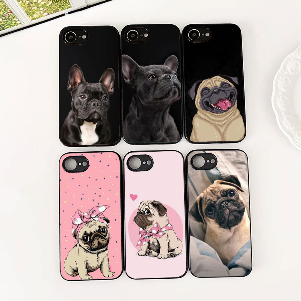 Cover for Xiaomi Poco C75 C65 C85 X7 X6 M8 F7 F8 Ultra F6 Pro MI PocoF7 Casing Silicone Phone Case Paw France Bulldog Dog Art