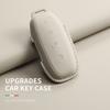 Original Car Color Leather Key Case Cover For Denza D9 Ev Dm N7 N8 Car Smart Remote Key Case Shell Protector Garnish Accessories