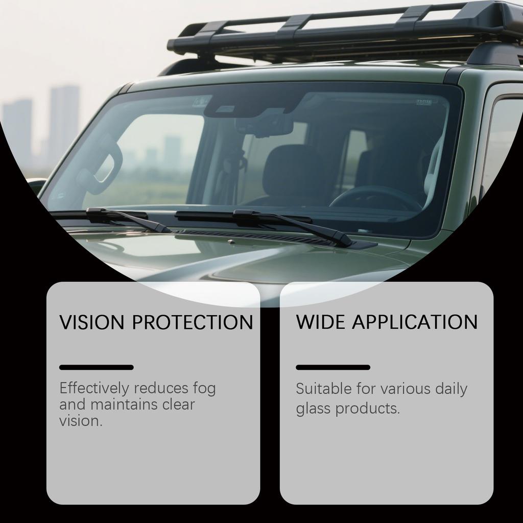 Car -fog Spray  Window And Rearview Mirror Cleaner  Defogging And Dewatering Agent  Rain-proof Cleaner 100ml