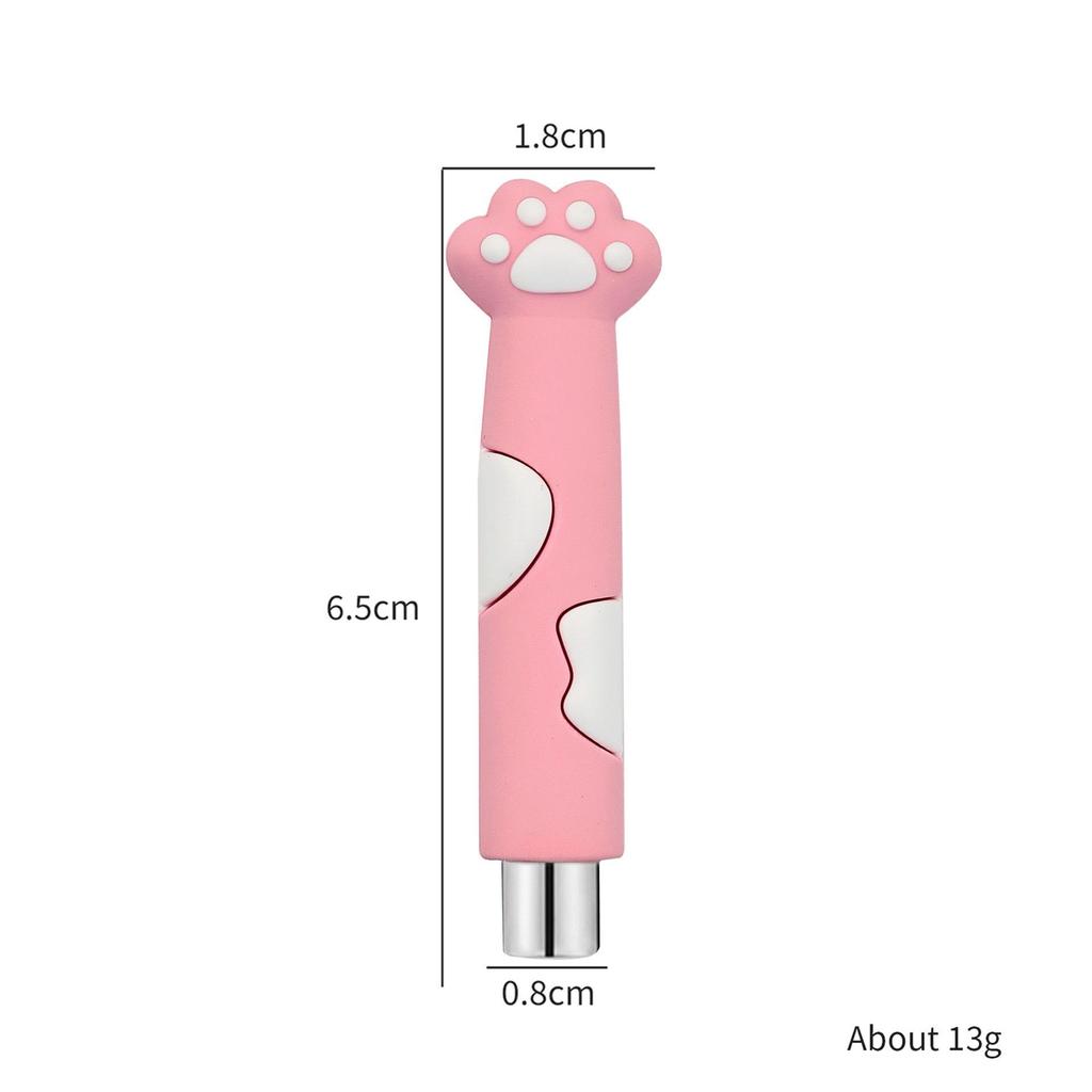 Double-Ended Multi-Functional Cat Eye Nail Art Magnet with Wide French Glass Beads