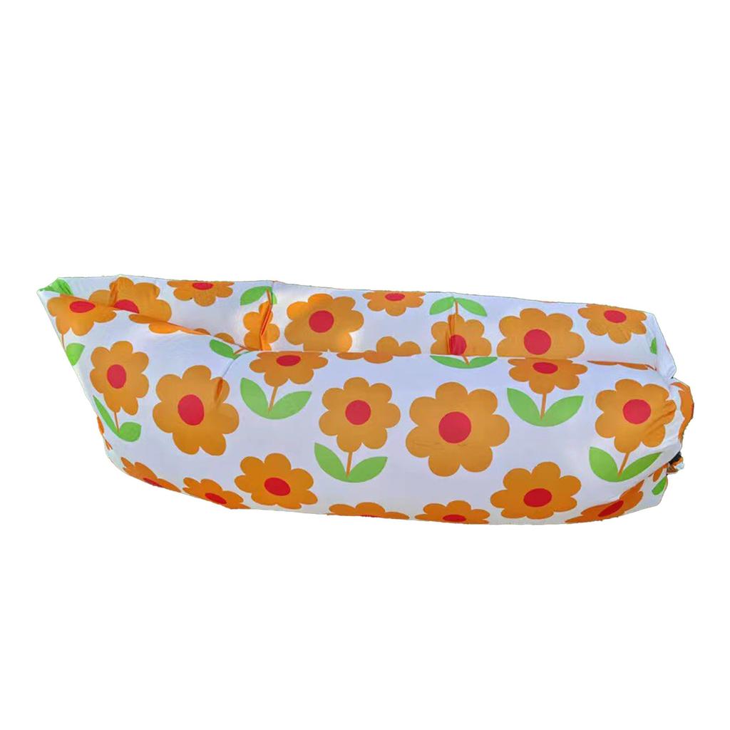 Aufblasbare Liege Tragbar Faltbar Polyesterfaser Bequem Gute Tragfähigkeit Outdoor Luftstuhl für