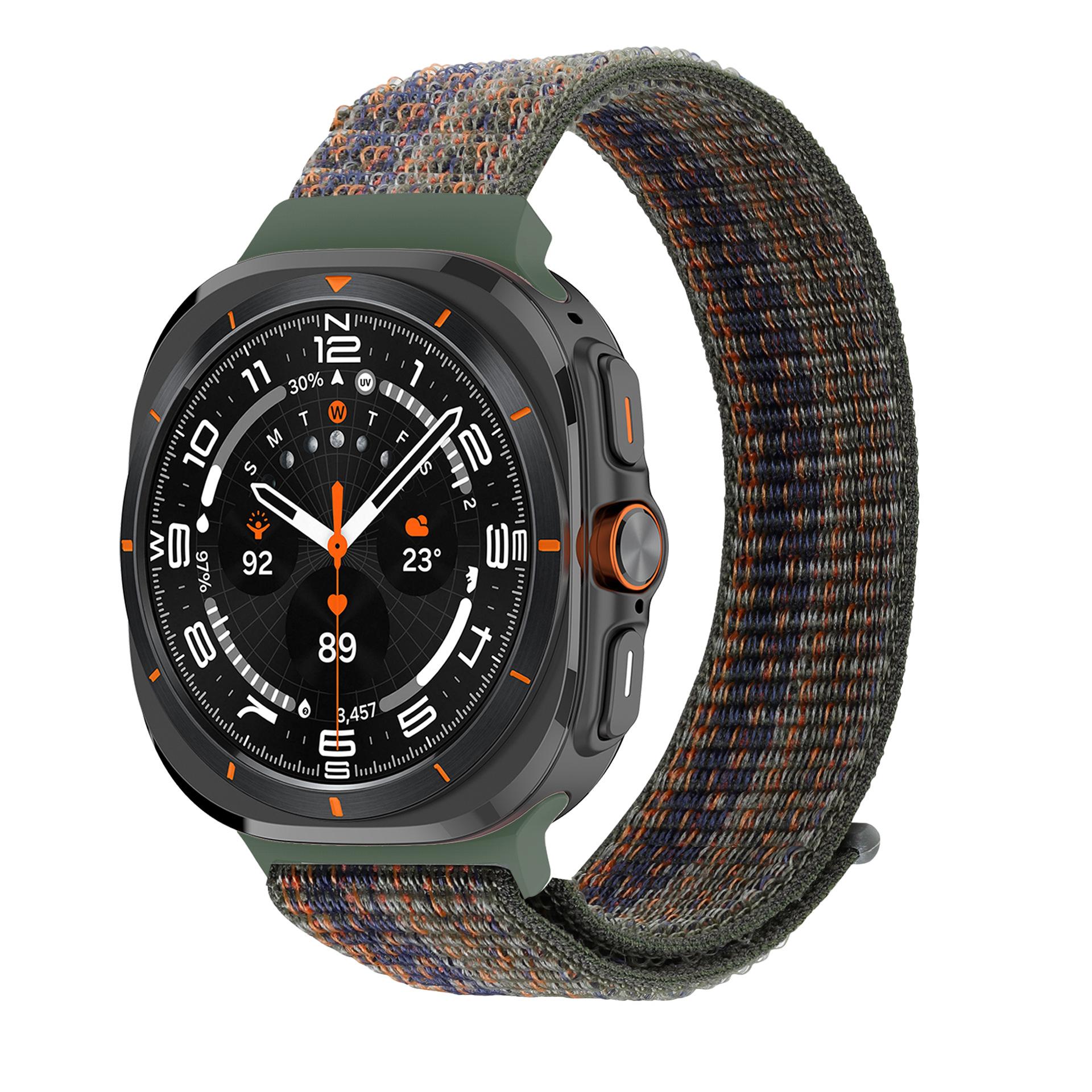 

Спортивный ремешок для Samsung Galaxy Watch Ultra 47 мм аксессуары Регулируемый нейлоновый петлевой браслет correa Galaxy watch 7 Ultra 47mm band Galaxy watch 7 Ultra