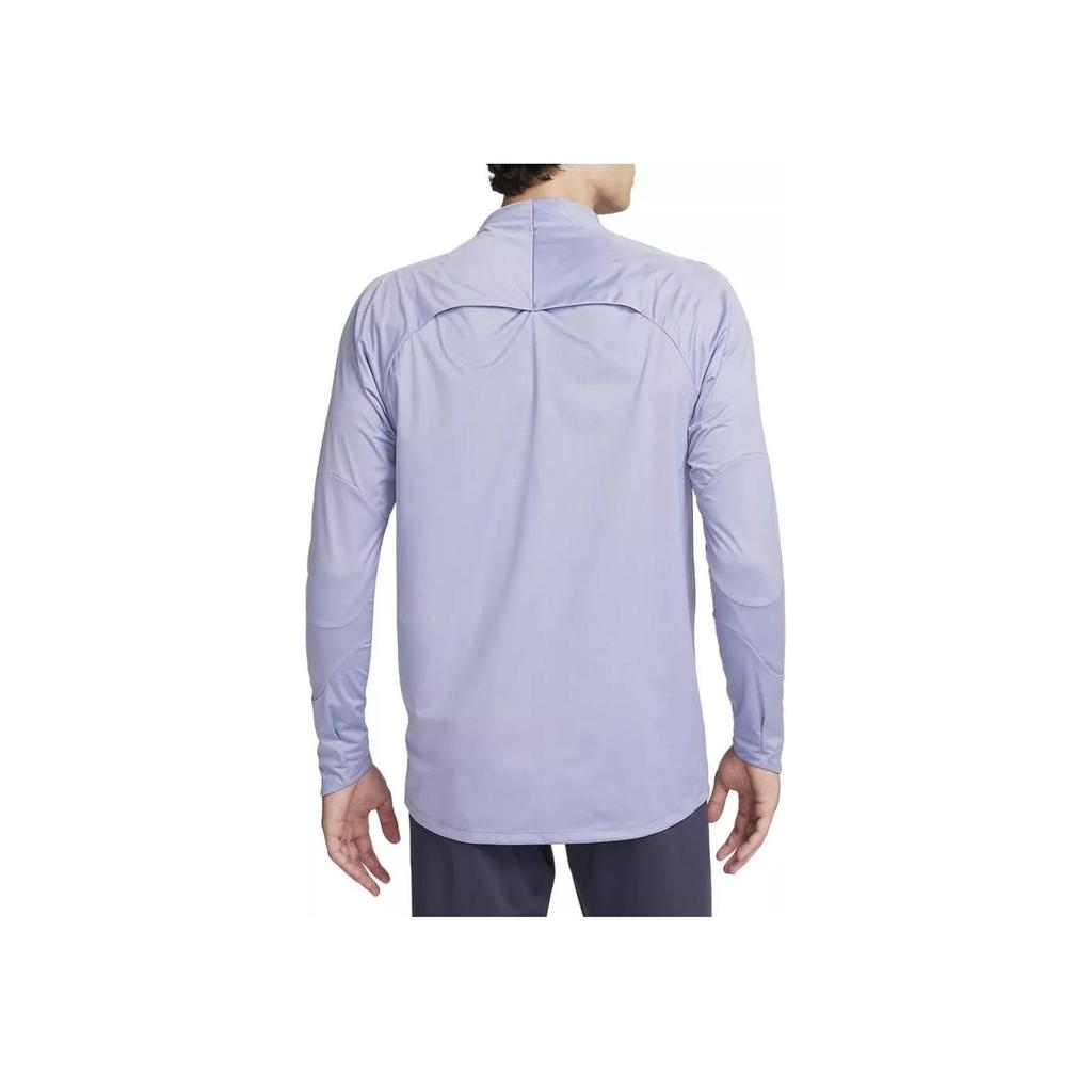 Nike Fashionable Comfortable Versatile Pullover Long Sleeve Soccer Shirt Men tops Purple DX2867-524