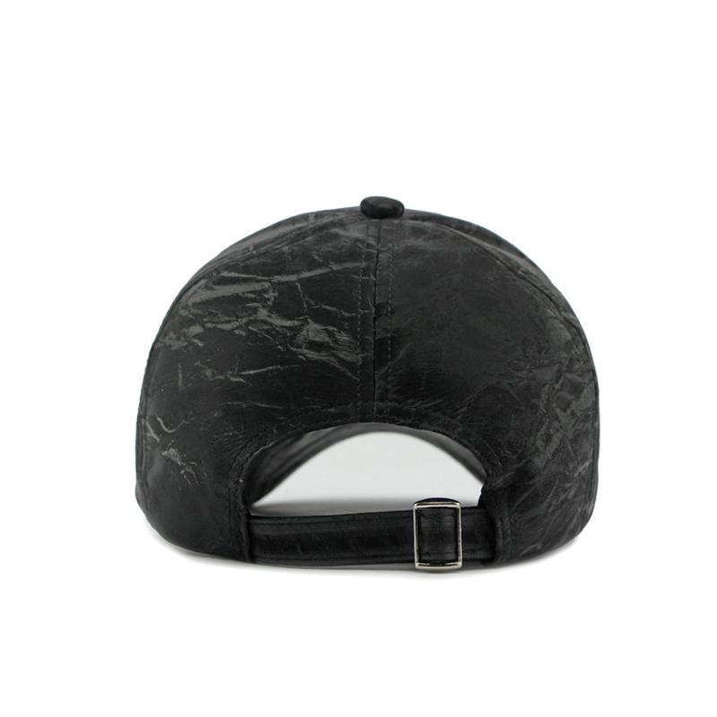 Spring Autumn PU Baseball Cap for Men Women Sunshade Cap Paintings Sun Hat Ponytail Panama Cap