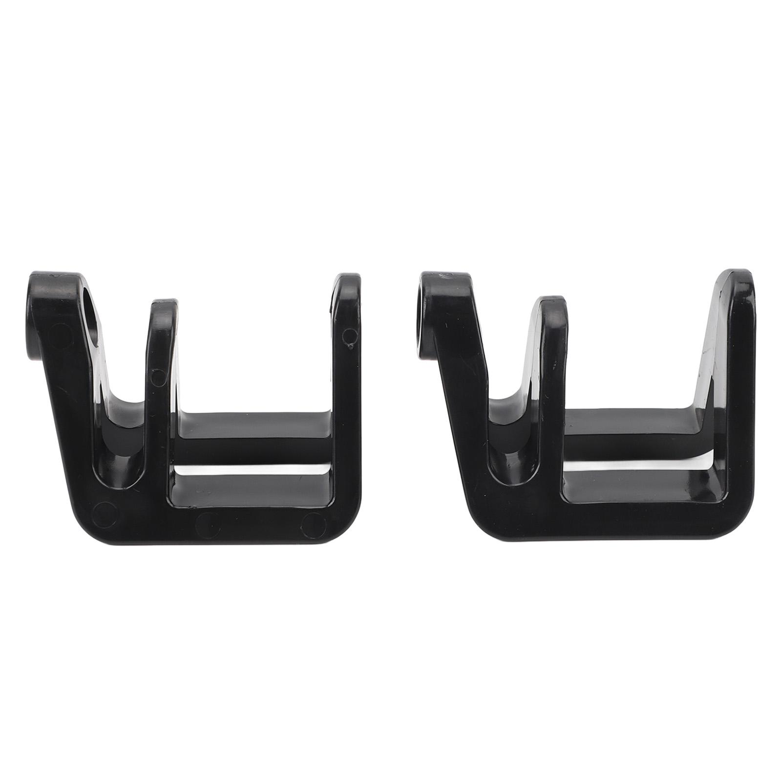 

2 шт. зажимы для бампера лодки, быстросъемные для крепления нейлоновых стекловолоконных понтонных держателей, веревочных аксессуаров чёрный