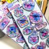 Cute Disney Stitch 3D Shake Stickers DIY Notebook Album Diary Handbook Decorationfor School Student Stationery Anime Sticker Toy