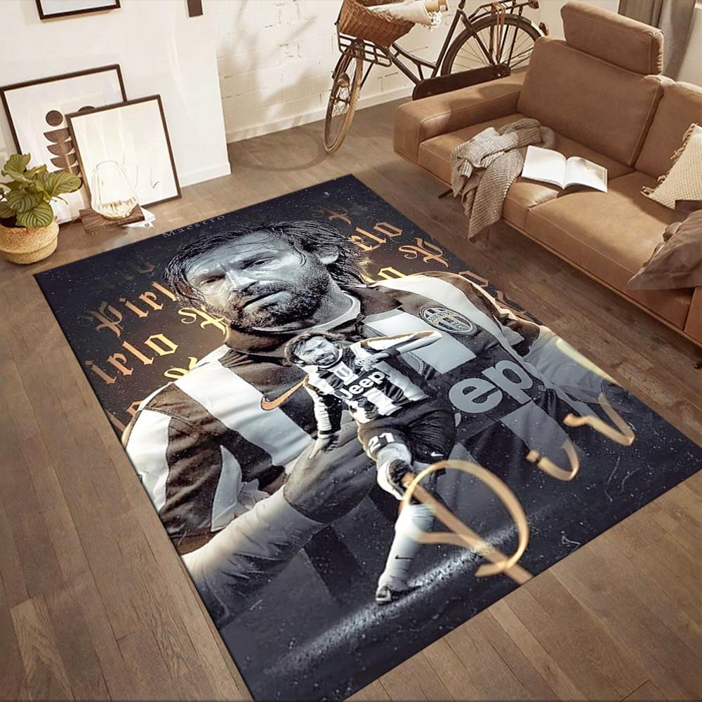 Juventus Floor Mat Design For Dining Room Living Rooms Study Room Bedrooms Antislip Carpet Anime Office Decor Perfect Birthdaychristmas Gift Idea