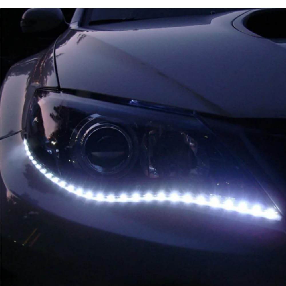 MOCOYEE Car LED Tape Light, Front Emission, 12V, 30cm, 15