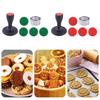 Cartoon Biscuit Molds Christmas Silicone Cookie Stamps Cookie Decorating Tools