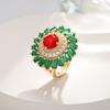 Open Ring Christmas Exaggerated Heavy-duty Adjustable Ring