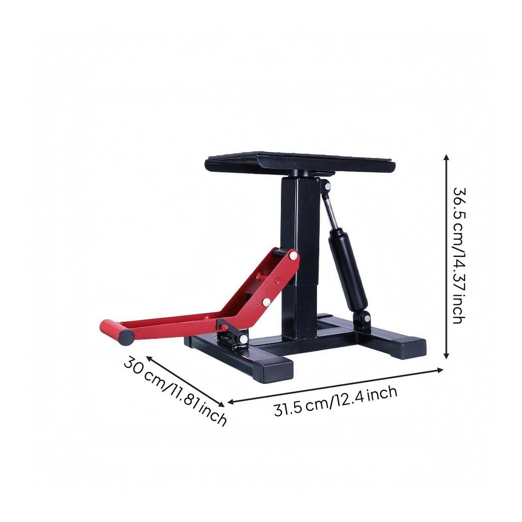 Motorcycle Lifting Stand Diamond-Plate Steel Frame for Workshop