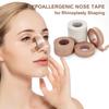 8 Rolls Beige Tape Flexible Skin Tape Breathable Nose Tape Self Adhesive Gauze Tape for Wound Injuries Swelling Sports