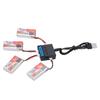 650mAh 3.7V 1 for 4 Batteries Pack for Remote Control Drone Airplane Helicopter Car