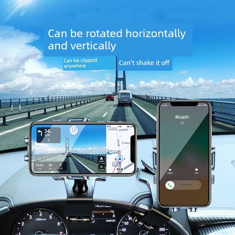 New Model Car Phone Holder for Dashboard, Air Vent, Rearview Mirror, Universal Car Navigation Mount