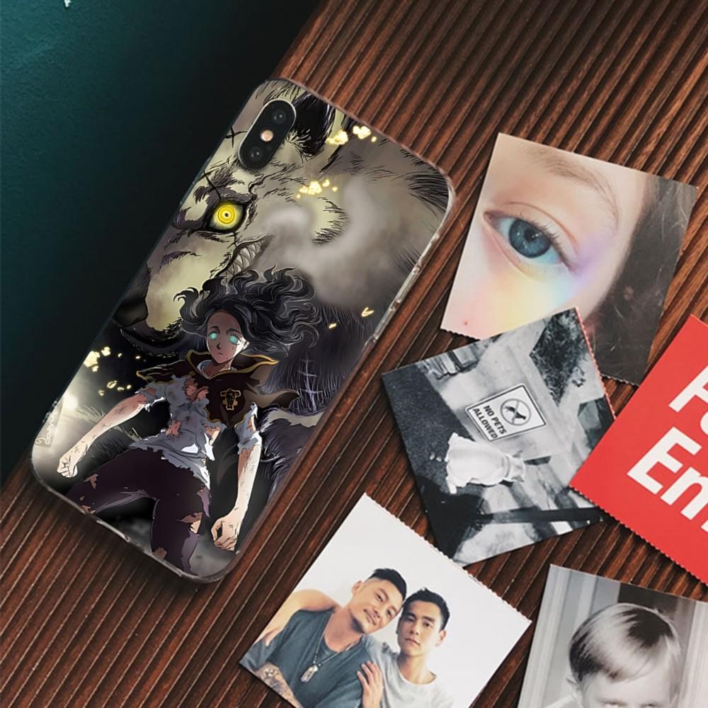 

Black Clover Phone Case For IPhone 16 15 14 13 12 Mini 11 Pro XS Max X XR SE 6 7 8 Plus Soft Silicone Cover iPhone 13 mini