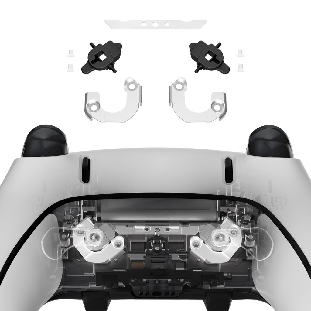 EXtremeRate Ersatz-Magnetmodul-Kit für die hinteren Paddles des ps5 Edge Controllers, Reparaturteile für hintere Tasten - Ohne hintere Paddles