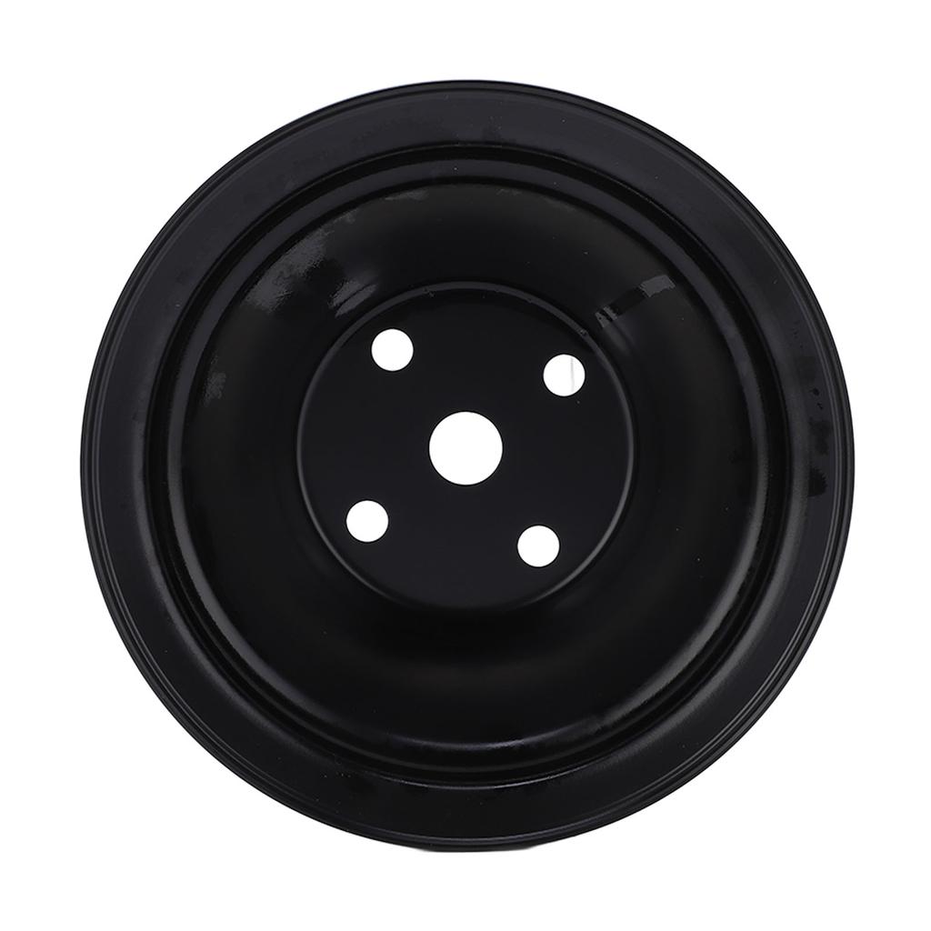 Metal Crankshaft Pulley Long Water Pump Pulley Replacement for Chevy SBC 262 327 400 Engine