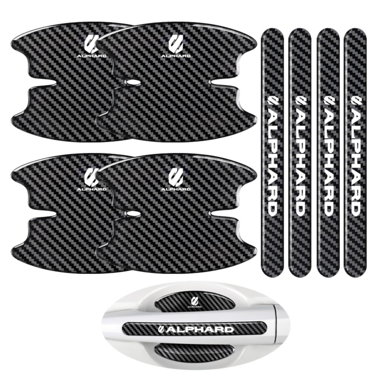 

Toyota Alphard новейшие детали защиты дверных ручек применение защита от царапин дверных ручек автомобиля боковая наклейка царапина защитная пленка для двери автомобиля 8 чёрный