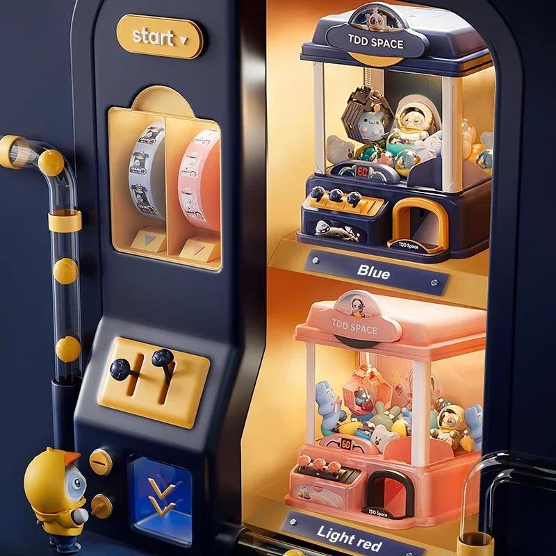 Non-Toxic Doll Claw Clip Machine Toy Grabber Catching Cute Plush Dolls Game Mini Claw Machine Toys For Kids Children'S Day Gifts